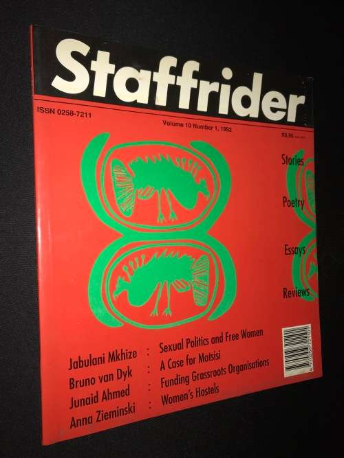 STAFFRIDER VOL 10 NUMBER 1, 1992