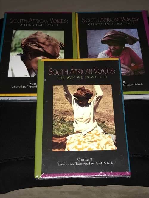 SOUTH AFRICAN VOICES  3 VOLUME SET COLLECTED AND TRANSCRIBED BY HAROLD SCHEUB