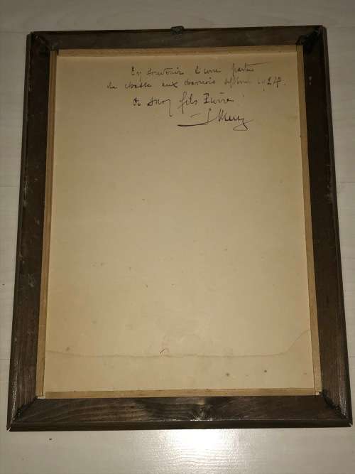 ANTIQUE ALPS MOUNTAIN LIVING ORIGINAL PHOTO 1924 SIGNED BY PHOTOGRAPHER