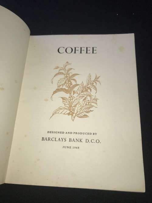 COFFEE VINTAGE BARCLAYS BANK BOOKLET