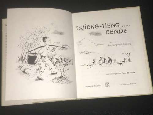 TSJIENG-TIENG EN DIE EENDE N' VERHAAL VIR JONGER LESERS DEUR MAJORIE G. FRIBOURG