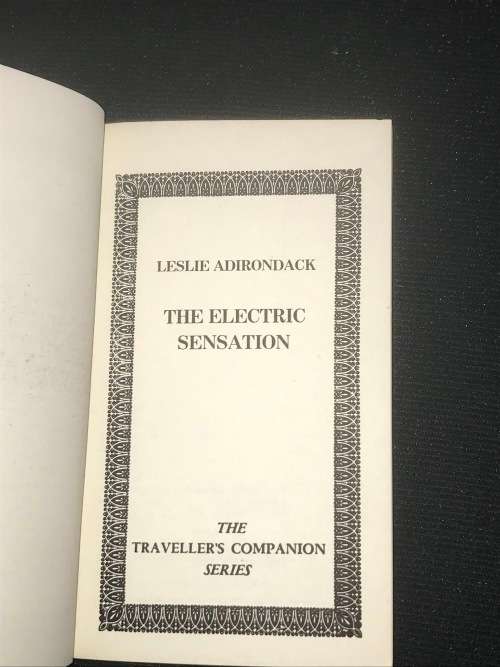 THE ELECTRIC SENSATION BY LESLIE ADIRONDACK - THE TRAVELLER'S COMPANION SERIES