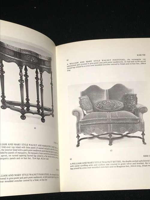 SOTHEBY`S CATALOGUE OF CONTENTS OF NEDERBURG APRIL 1982
