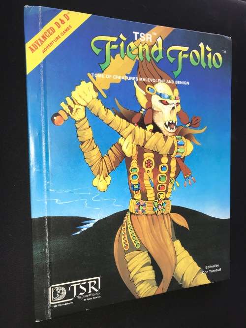 DUNGEONS & DRAGONS TSR FIEND FOLIO TOME OF CREATURES MALEVOLENT AND BENIGN
