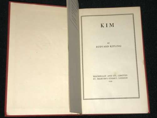 KIM BY RUDYARD KIPLING