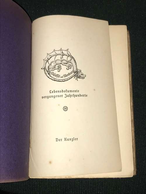 DER KANZLER OTTO VON BISMARK IN SEINEN BRIEFEN, REDEN UND ERINNERUNGEN - TIM KLEIN 1915