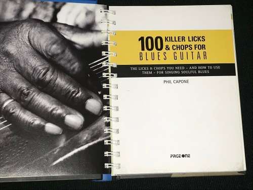 100 KILLER LICKS & CHOPS BLUES GUITAR WITH FREE CD