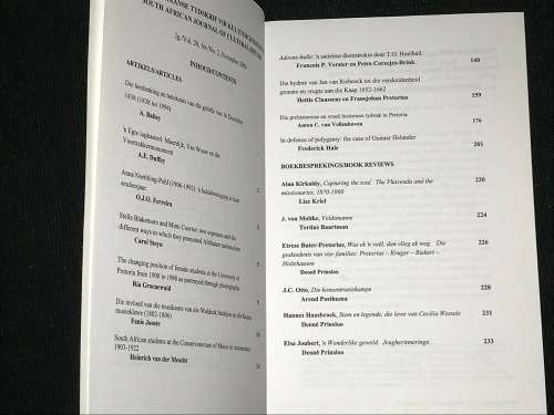 SOUTH AFRICAN JOURNAL OF CULTURAL HISTORY VOL 20 ( NUMBER 2) NOVEMBER 2006