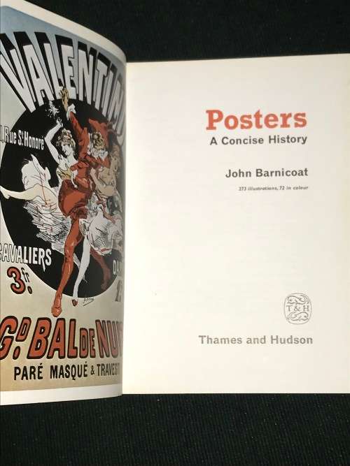 POSTERS A CONCISE HISTORY BY JOHN BARNICOAT