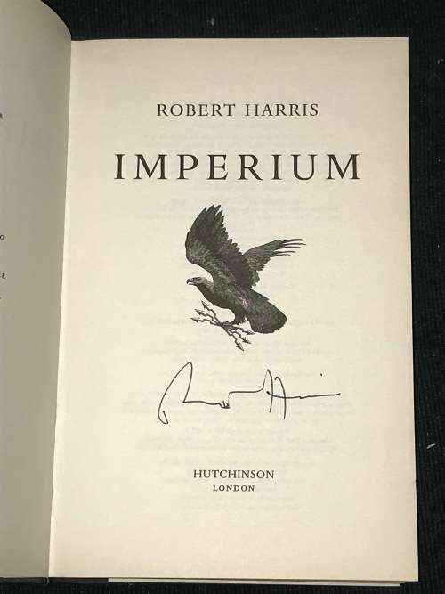 IMPERIUM BY ROBERT HARRIS SIGNED BY AUTHOR