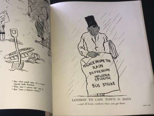 POLITICAL PIE COMPOUNDED OF CAPE TIMES CARTOONS BY WYNDHAM ROBINSON 1931 SCARCE PUBLICATION