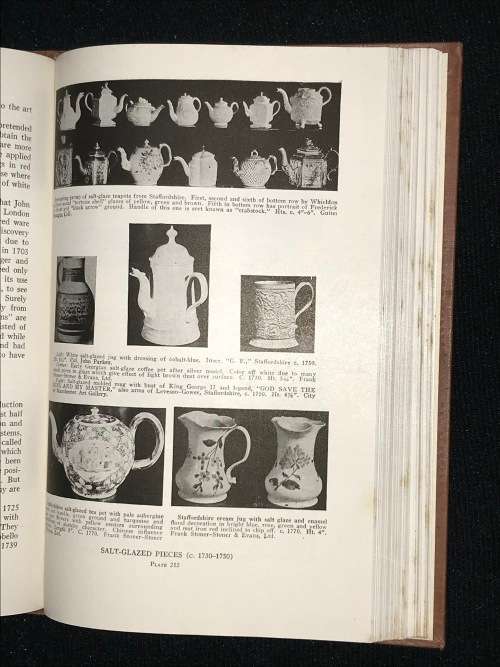 THE BOOK OF POTTERY AND PORCELAIN BY WARREN E. COX 2 VOLUMES