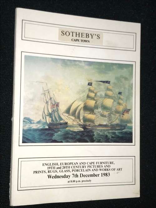 SOTHEBY'S CATALOGUE WEDNESDAY 7TH DECEMBER 1983