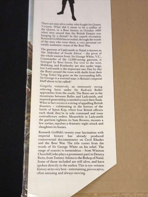 THANK GOOD WE KEPT THE FLAG FLYING THE SIEGE AND RELIEF OF LADYSMITH 1899 - 1900 BY KENNETH GRIFFITH