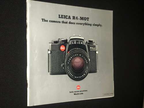 LEICA R4 - MOT MANUAL