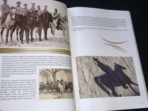 WILD HORSES IN THE NAMIB DESERT AN EQUINE BIOGRAPHY - MANFRED GOLDBECK AND TELANE SWILLING INSCRIBED
