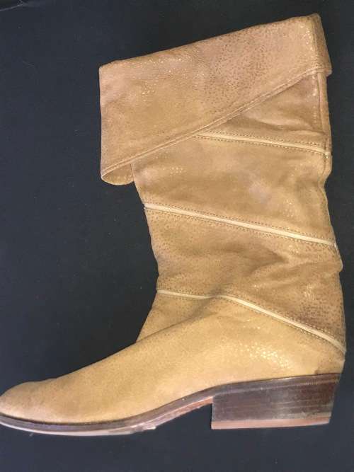 VINTAGE ORIGINAL SERGIO ROSSI SUEDE BOOTS UK SIZE 5