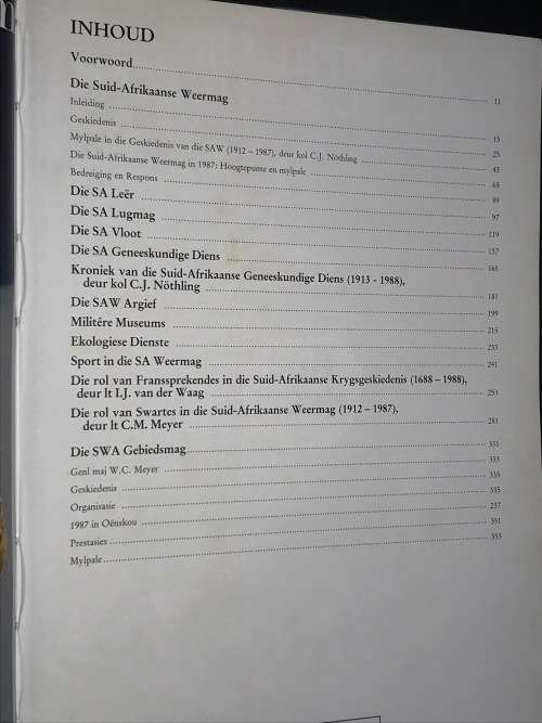 SUID-AFRIKAANSE WEERMAG OORSIG / SOUTH AFRICAN DEFENCE FORCE REVIEW 1987