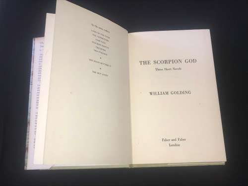 THE SCORPION GOD BY WILLIAM GOLDING