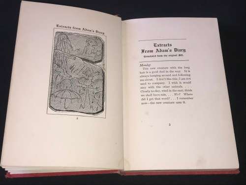 EXTRACTS FROM ADAM`S DIARY BY MARK TWAIN 1904