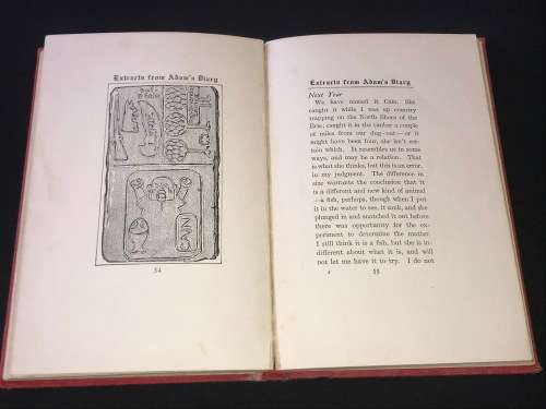 EXTRACTS FROM ADAM`S DIARY BY MARK TWAIN 1904