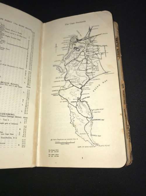 ROYAL AUTOMOBILE CLUB OF SOUTH AFRICA ROUTE BOOK EIGHTH EDITION 1936