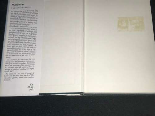 NUNQUAM BY LAWRENCE DURRELL