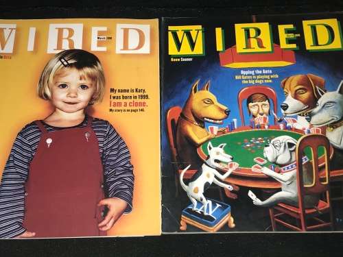WIRED MAGAZINES MARCH & APRIL 1998