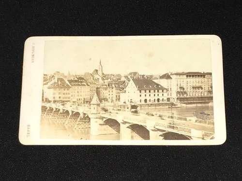 1860's PHOTO CDV OF BASEL SWITZERLAND
