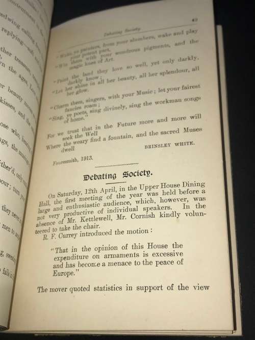 SAINT ANDREWS MAGAZINE VOL XXXV 1913 GRAHAMSTOWN