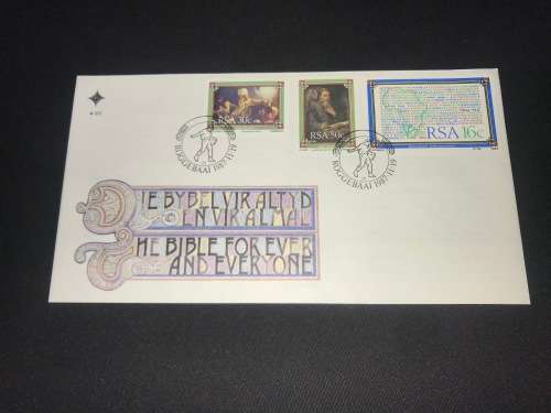 THE BIBLE FOR EVER AND EVERYONE ROGGEBAAI 1987  FDC 4.23