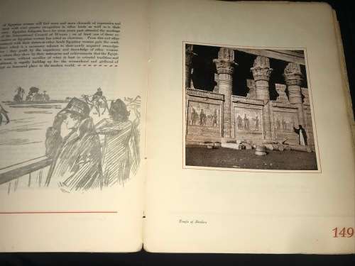 EGYPT THROUGHOUT THE AGES - THE EGYPTIAN STATE TOURISM CAIRO - VINTAGE PUBLICATION