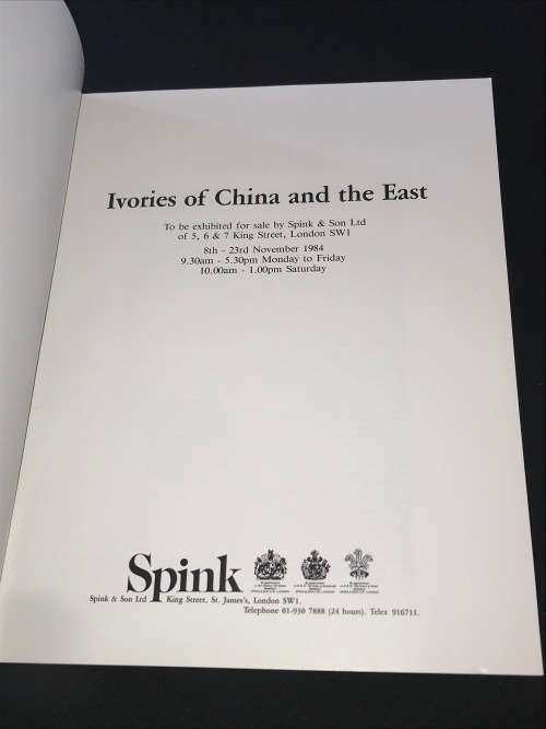 IVORIES OF CHINA AND THE EAST SPINK & SON LTD 1984
