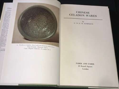 CHINESE CELADON WARES BY G. ST. G.M. GOMPERTZ