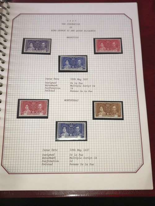 STANLEY GIBBONS ROYAL EVENTS THE CORONATION OF KING GEORGE VI AND QUEEN ELIZABETH 1937