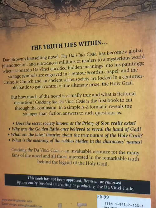 CRACKING THE DA VINCI CODE BY SIMON COX