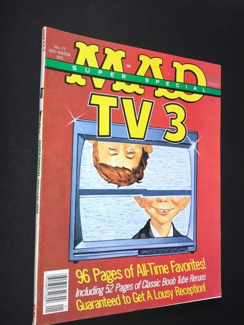 MAD COMIC SUPER SPECIAL  #77 TV 3 MID WINTER 1991 SA EDITION