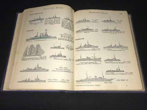 WEYERS TASCHENBUCH DER KRIEGS FLOTTEN 1940 NAZI NAVY