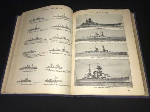 WEYERS TASCHENBUCH DER KRIEGS FLOTTEN 1940 NAZI NAVY