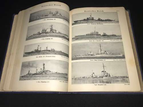WEYERS TASCHENBUCH DER KRIEGS FLOTTEN 1940 NAZI NAVY
