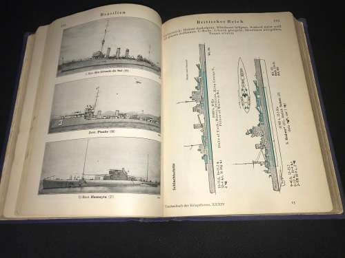 WEYERS TASCHENBUCH DER KRIEGS FLOTTEN 1940 NAZI NAVY