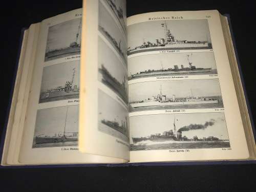 WEYERS TASCHENBUCH DER KRIEGS FLOTTEN 1940 NAZI NAVY