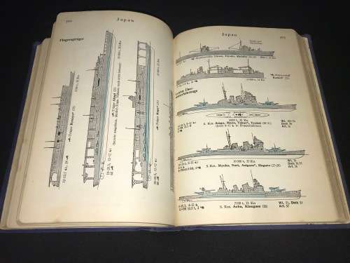 WEYERS TASCHENBUCH DER KRIEGS FLOTTEN 1940 NAZI NAVY