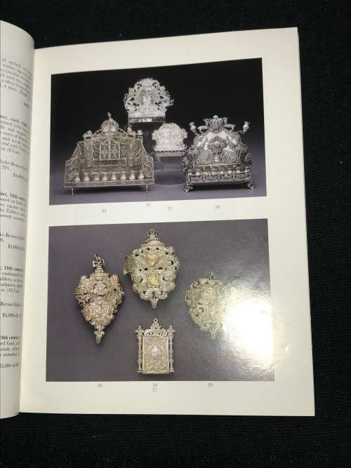 SOTHEBY`S JUDAICA SILVER, WORKS OF ART, PAINTINGS CATALOGUE NEW YORK 1996