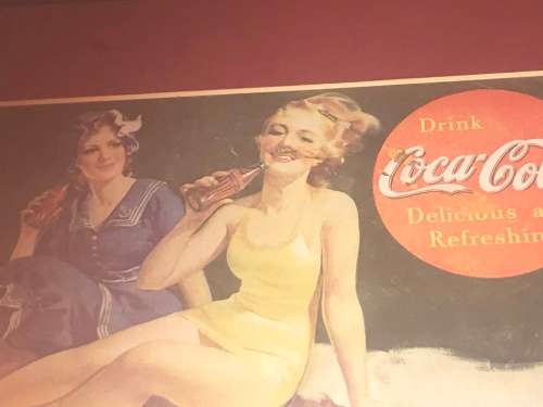 1936 COCA-COLA 1886 - 1936  ADVERTISEMENT