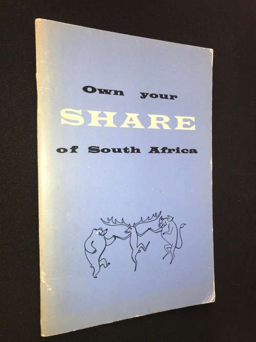 OWN YOUR OWN SHARE OF SOUTH AFRICA - VINTAGE JHB STOCK EXCHANGE BOOKLET