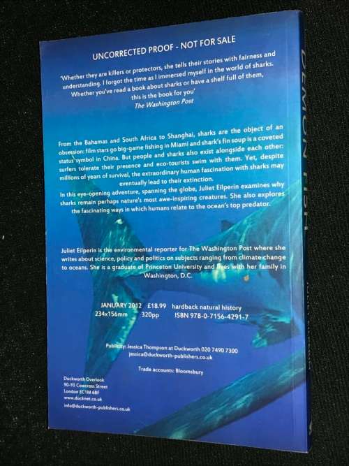 DEMON FISH TRAVELS THROUGH THE HIDDEN WORLD OF SHARKS BY JULIET EILPERIN