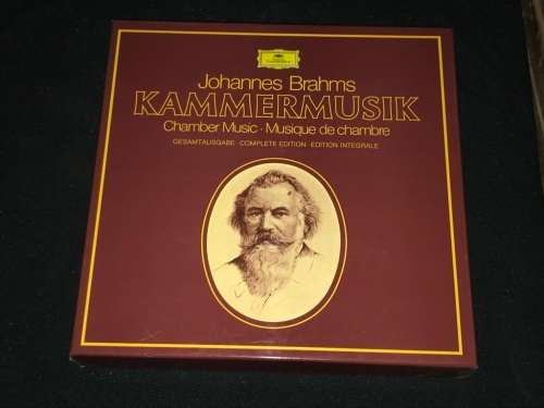 JOHANNES BRAHMS KAMMERMUSIK CHAMBER MUSIC COMPLETE EDITION 15 LP BOX SET
