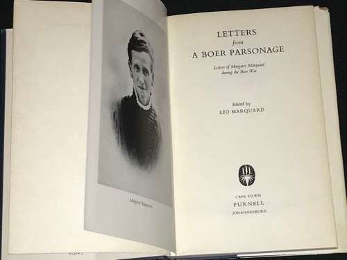 LETTERS FROM A BOER PARSONAGE