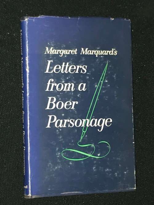 LETTERS FROM A BOER PARSONAGE